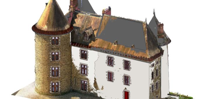 Relevés des façades d&rsquo;un chateau